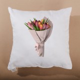 Dekorační polštář Tulipány 40x40 cm EMI