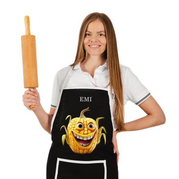 černá_bavlněná_zástěra_corny_emi_s_odolným_potiskem