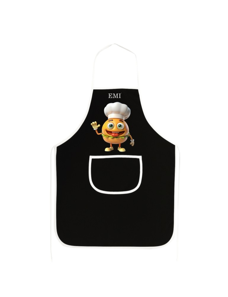 černá_kuchyňská_zástěra_burger_emi_moderní_vzhled