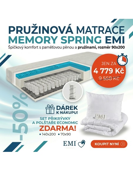 Matrac_Memory_Spring_EMI_90x200_Set_na_spanie_ZADARMO