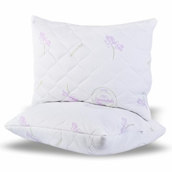Polštář prošívaný antialergický 70 x 90 cm Lavender EMI 1+1 ZDARMA