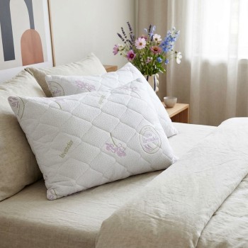 Polštář prošívaný antialergický 70 x 90 cm Lavender EMI 1+1 ZDARMA