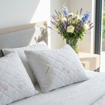 Polštář prošívaný antialergický 70 x 90 cm Lavender EMI 1+1 ZDARMA