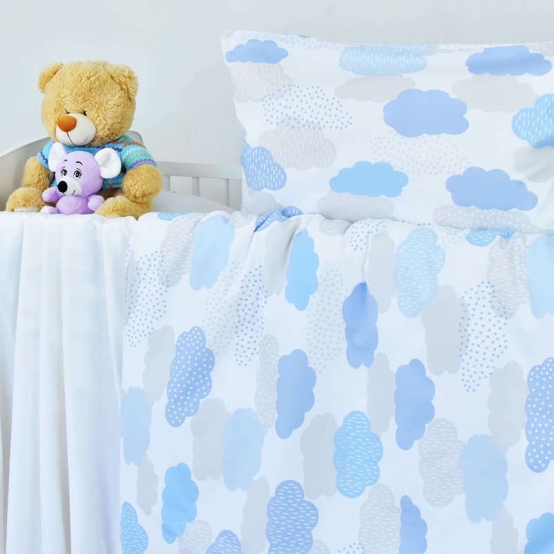 modre_bavlnene_detske_povleceni