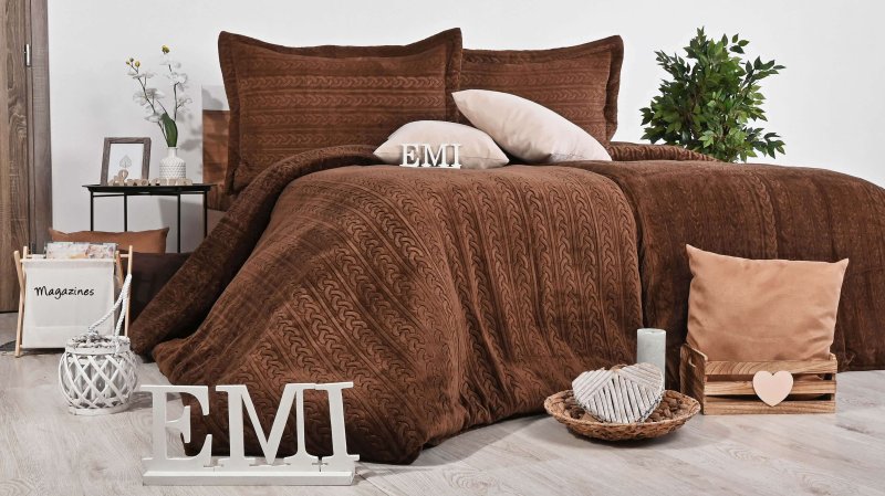 hnede_flanelove_povleceni